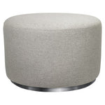 Babyletto Tuba Gliding Ottoman - Performance Grey Eco-Weave