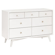 Babyletto Palma 7-Drawer Assembled Double Dresser - Warm White - Kid's Stuff Superstore