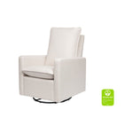 Babyletto Cali Pillowback Swivel Glider - Performance Cream Eco-Weave