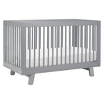 Babyletto Hudson 3-in-1 Convertible Crib with Toddler Conversion Kit - Grey