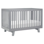 Babyletto Hudson 3-in-1 Convertible Crib with Toddler Conversion Kit - Grey - Kid's Stuff Superstore