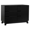 Babyletto Hudson 6-Drawer Assembled Double Dresser - Black - Kid's Stuff Superstore