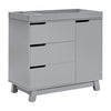 Babyletto Hudson 3-Drawer Changer Dresser with Changing Tray - Grey - Kid's Stuff Superstore