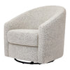 Babyletto Madison Swivel Glider - Black White Boucle - Kid's Stuff Superstore