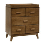 Babyletto Scoot 3-Drawer Changer Dresser - Natural Walnut