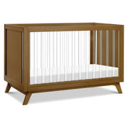 Davinci Otto 3-in-1 Convertible Crib - Walnut/Acrylic - Kid's Stuff Superstore