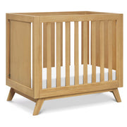 Davinci Otto 3-in-1 Convertible Mini Crib with 4" Mattress - Honey - Kid's Stuff Superstore