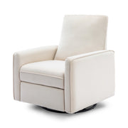 Davinci Penny Swivel Recliner - Performance Cream Eco-Weave - Kid's Stuff Superstore