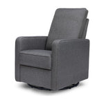 Davinci Casey Pillowback Swivel Glider - Shadow Grey