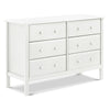 Davinci Jayden 6-Drawer Double Wide Dresser - White - Kid's Stuff Superstore