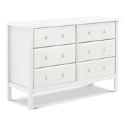 Davinci Jayden 6-Drawer Double Wide Dresser - White - Kid's Stuff Superstore