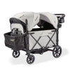 Larktale Caravan Quad Stroller Wagon - Avalon Grey - Kid's Stuff Superstore