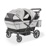 Larktale Caravan Coupe Quad Stroller Wagon - Gray/Black