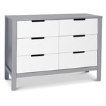 DaVinci Colby 6-Drawer Double Dresser - Grey and White