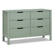 DaVinci Colby 6-Drawer Double Dresser - Light Sage - Kid's Stuff Superstore