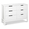 DaVinci Colby 6-Drawer Double Dresser - White - Kid's Stuff Superstore