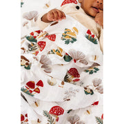 Clementine Kids Mushroom Swaddle Blanket