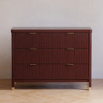 Namesake Brimsley Tambour 6-Drawer Assembled Dresser - Crimson