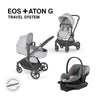 Cybex EOS 5-in-1 Travel System Stroller + Aton G Infant Car Seat - Lava Grey