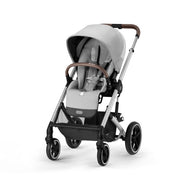 Cybex Balios S Lux 2 Stroller - Silver Frame and Lava Grey Seat