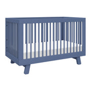 Babyletto Hudson 3-in-1 Convertible Crib with Toddler Conversion Kit - Cove Blue