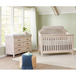 Stella Baby Remi Convertible Clip Style Crib and Double Dresser - Sugarcoat