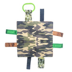 Baby Jack 8x8 Crinkle Sensory Toy - Army Camouflage