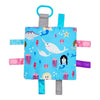 Baby Jack 8x8 Crinkle Sensory Toy - Mermaid Narwhals