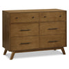 Davinci Otto 6-Drawer Dresser - Walnut