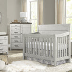 Westwood Timber Ridge Convertible Crib and Double Dresser - Weathered Washed Sierra