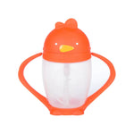 Lollacup Weighted Straw Sippy Cup - Orange