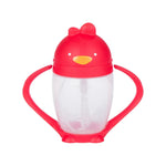 Lollacup Weighted Straw Sippy Cup - Red