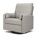 DaVinci Ethan Swivel Recliner - Performance Grey Linen