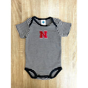 Husker Bodysuit- Black Stripes