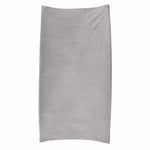 Boppy Changing Pad Cover - Gray Ribbed Minky