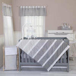 Trend Lab 3 Piece Crib Bedding Set - Ombre Gray