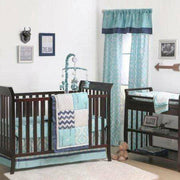 The Peanut Shell 3 Piece Set - Woodland Teal & Navy - Kid's Stuff Superstore