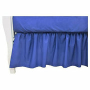 Brixy Percale Bed Skirt - Solid Royal - Kid's Stuff Superstore