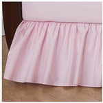 Brixy Percale Bed Skirt - Solid Pink