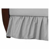 Brixy Percale Bed Skirt - Solid Gray - Kid's Stuff Superstore