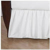 Brixy Percale Bed Skirt - Solid White - Kid's Stuff Superstore