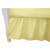 Brixy Percale Bed Skirt - Solid Maize - Kid's Stuff Superstore
