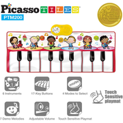 PicassoTiles Portable Large Piano Keyboard Educational Musical Playmat - Kid's Stuff Superstore
