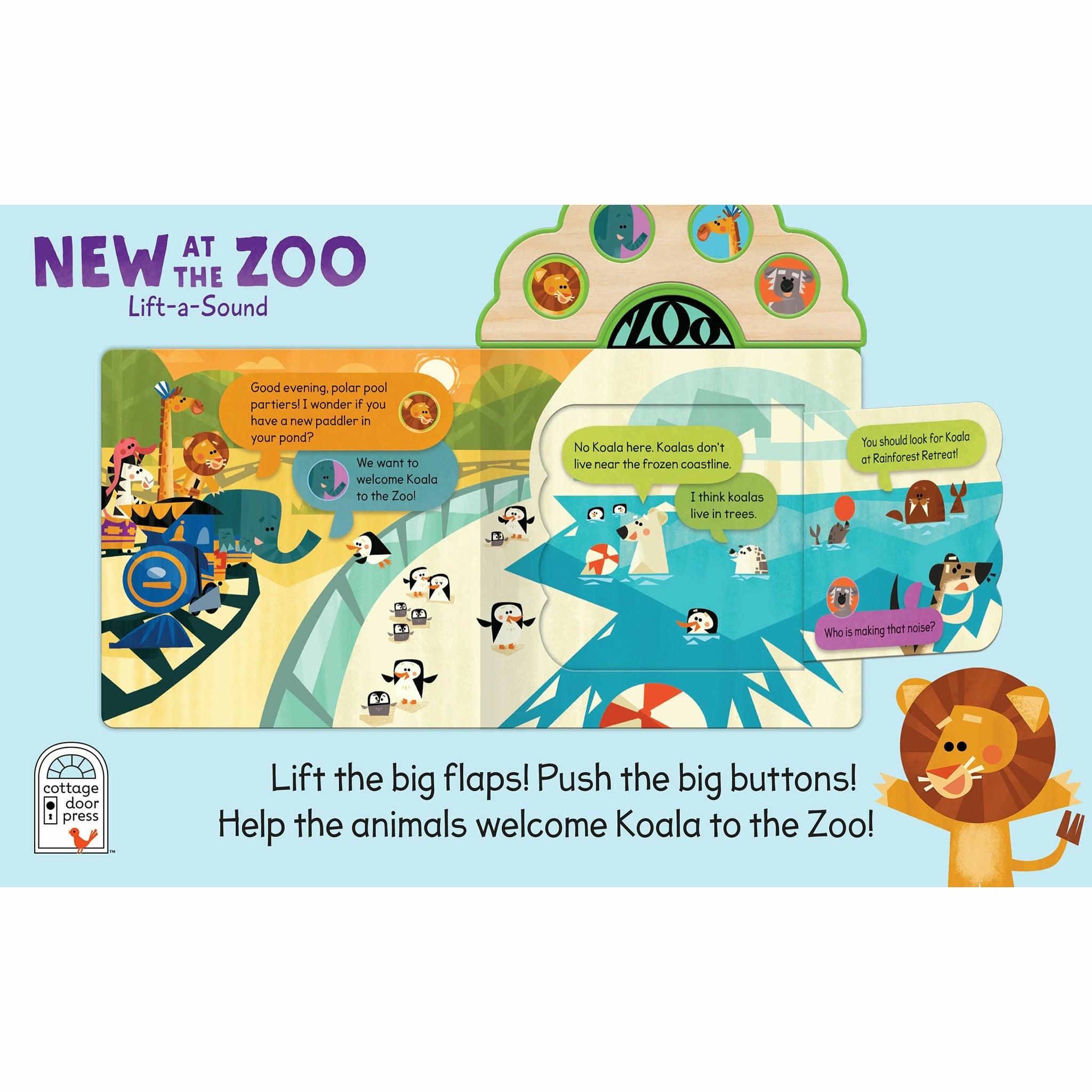 At　Stuff　Lift-a-Sound　Book　Kid's　Zoo　New　The　Superstore