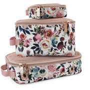 Travel Diaper Bag Packing Cubes - Blush Floral - Kid's Stuff Superstore