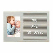 Letterboard Photo Frame, Gray - Kid's Stuff Superstore