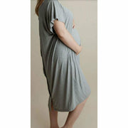 Three Little Tots Delivery/Nursing Gown, Gray - Kid's Stuff Superstore
