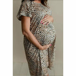 Three Little Tots Delivery/Nursing Gown, Leopard