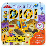 Peek-a-Flap Book, DIG! - Kid's Stuff Superstore