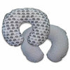 Boppy Premium Nursing Pillow Cover - Gray Elephants Plaid - Kid's Stuff Superstore
